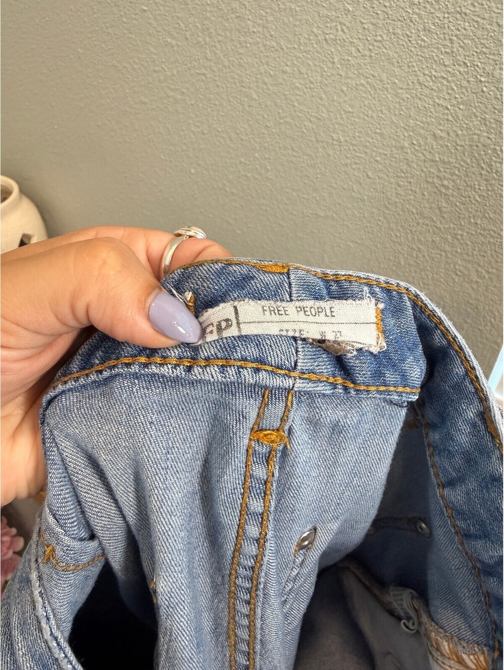 Free People Vintage Flare Denim Jeans - Women's 27 - Picture 5 of 7